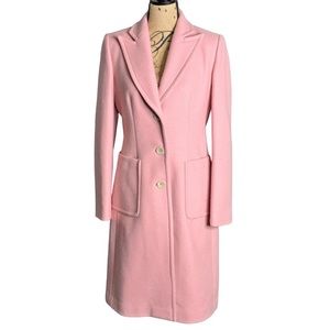 Pink Banana Republic Wool Pea Coat